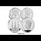 King Charles III Silver Piedfort 50P And £5 Pair Obverse Reverse Image