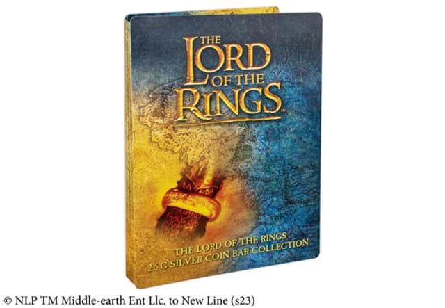 The Lord Of The Rings Silver Bar VSC Folder Front