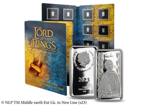 The Lord Of The Rings Silver Bar VSC Full Set