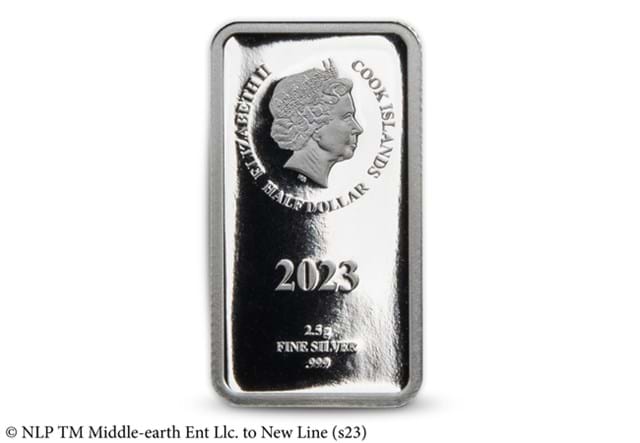 The Lord Of The Rings Silver Bar VSC Obverse