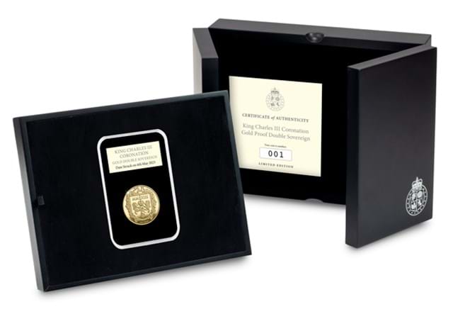 Isle of Man 2023 Gold Double Sovereign With Box
