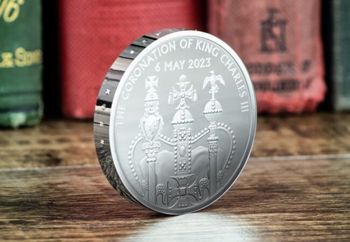 King Charles III Coronation Silver Piedfort £5 Lifestyle 2