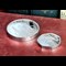 King Charles III Coronation Silver Piedfort Pair Lifestyle 2