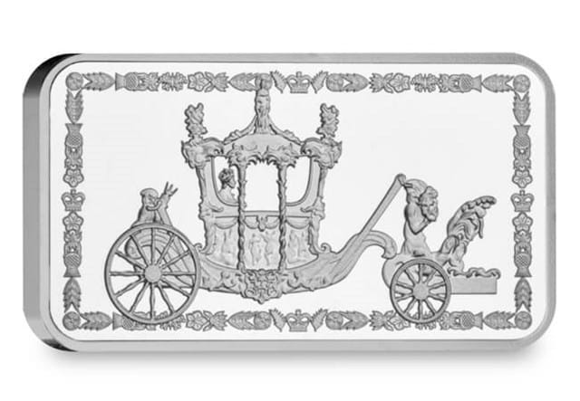 KCIII Coronation Procession Ingot Reverse