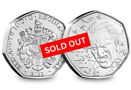 To celebrate the 125th Anniversary of the publication of Bram Stoker’s novel, you can own the brand new Dracula Brilliant Uncirculated 50p! Authorised by the Government of Gibraltar.