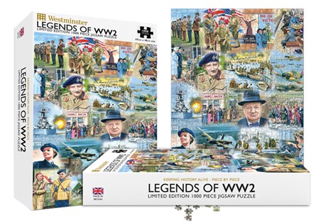 Immerse yourself in the compelling history of World War II and and relive the remarkable stories and visuals of one of the most significant periods of our history with this Limited Edition Jigsaw.