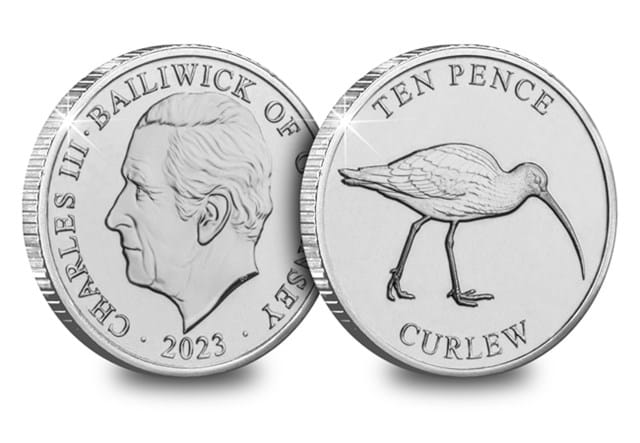 Wetland Birds 10Ps Curlew Obv Rev