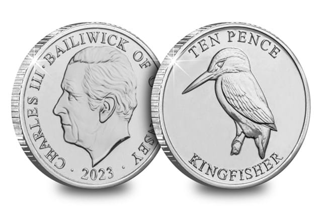 Wetland Birds 10Ps Kingfisher Obv Rev