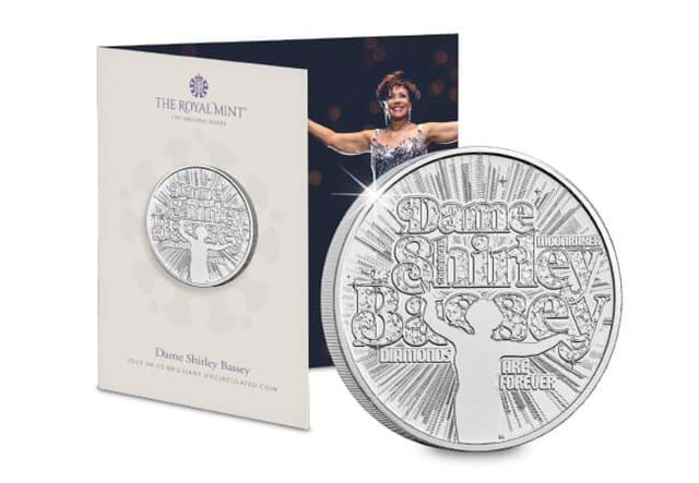 2023 UK Dame Shirley Bassey BU £5 Reverse With Pack