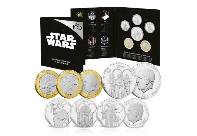 The Official 2023 Star Wars BU Coin Set