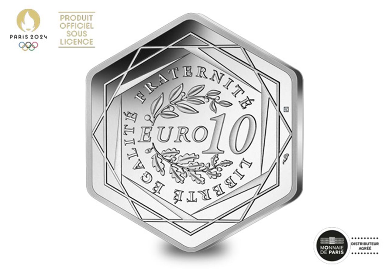 2024 Marianne & Eiffel Tower 10 Euro Coin
