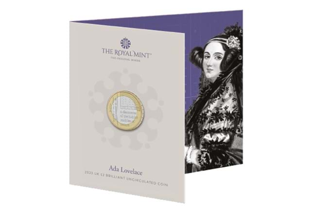 Ada Lovelace £2 BU Pack Front