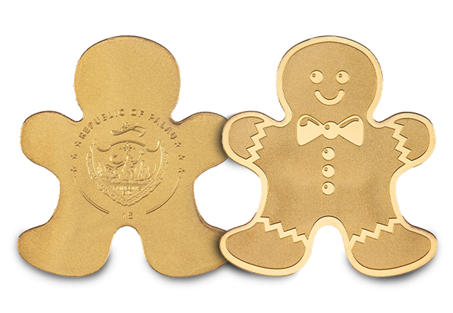 Gingerbread Man Coin OBV REV Product Image