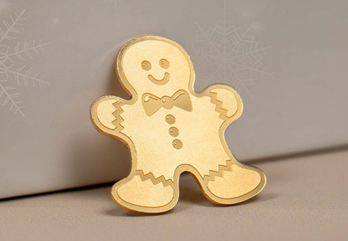 Gingerbread Man Coin Lifestyle 1 Product Image