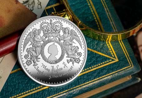 The reign of Queen Elizabeth II is one that will never be forgotten – this  Silver Proof £5  honours the incredible 70-year reign of Her Late Majesty The Queen a year on from her passing. 