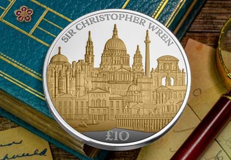 Commemorating 300 Years since the Death of Sir Christopher Wren, the most famous architect in British History, with this exclusive Silver 5oz Coin limited to just 100 worldwide.