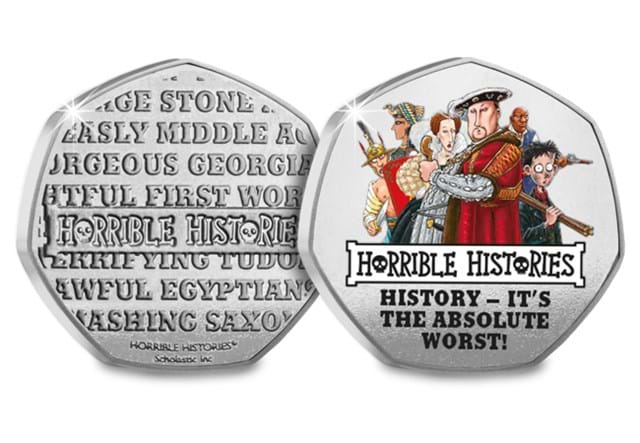Horrible Histories VSC Starter Medal Obv Rev
