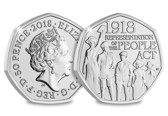 UK 2018 People Act BU 50P Obv Rev
