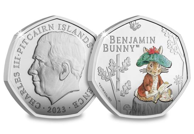 Beatrix Potter 2023 Silver 3 Coin Set Benjamin Bunny Obv Rev