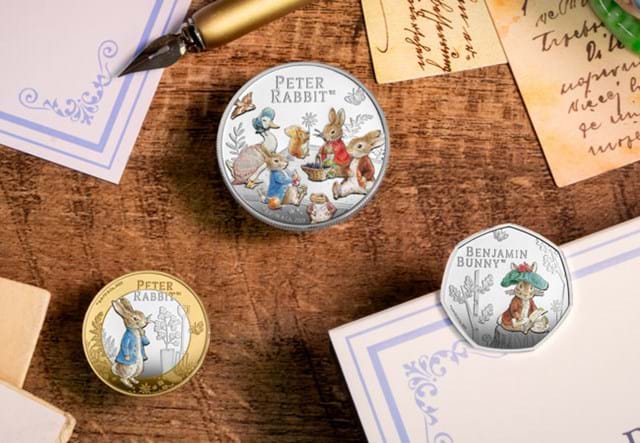 Beatrix Potter 2023 Silver 3 Coin Set Lifestyle 01
