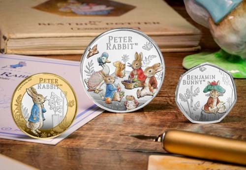 Beatrix Potter 2023 Silver 3 Coin Set Lifestyle 02