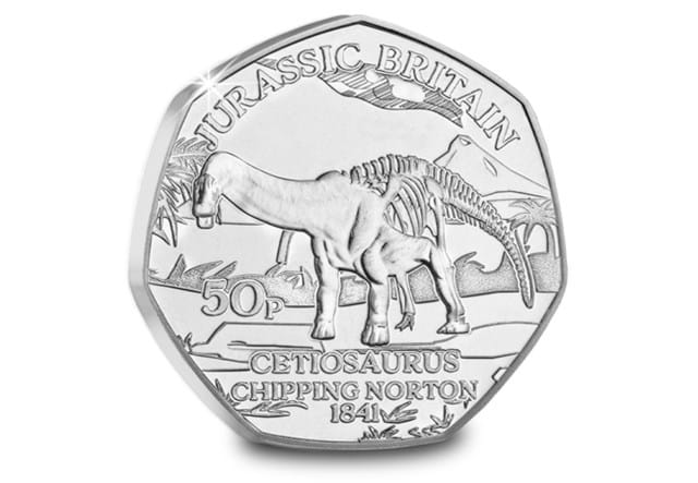 Jurassic Britain BU 50P Cetiosaurus Rev