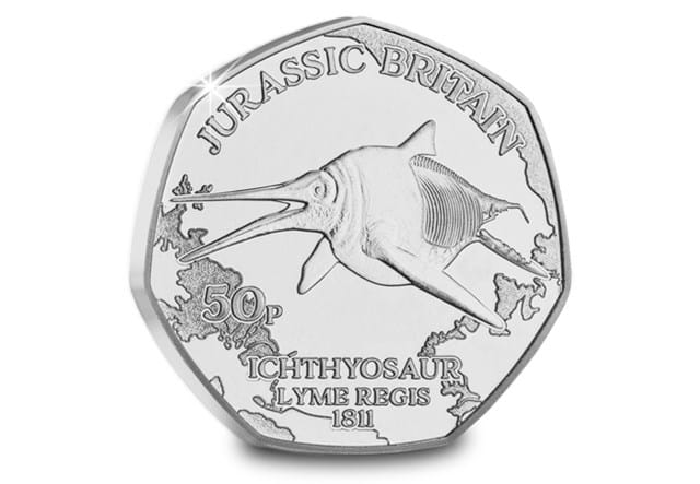 Jurassic Britain BU 50P Ichthyosaur Rev