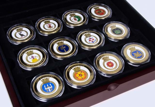 Royal Navy Crests Medal Set 1