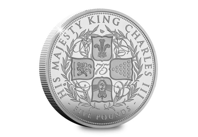 KCIII 75Th Birthday Cuni Proof £5 Rev