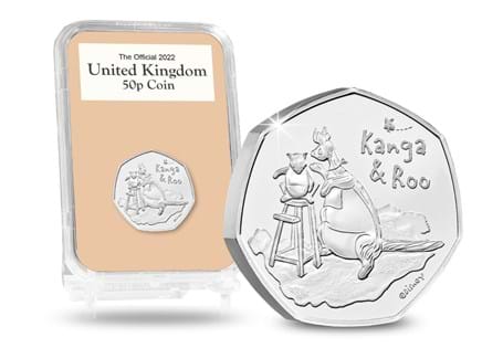 Struck to a CERTIFIED Brilliant Uncirculated finish. Your 50p has been hand mounted into an exclusive collector card and comes with a FREE display stand.