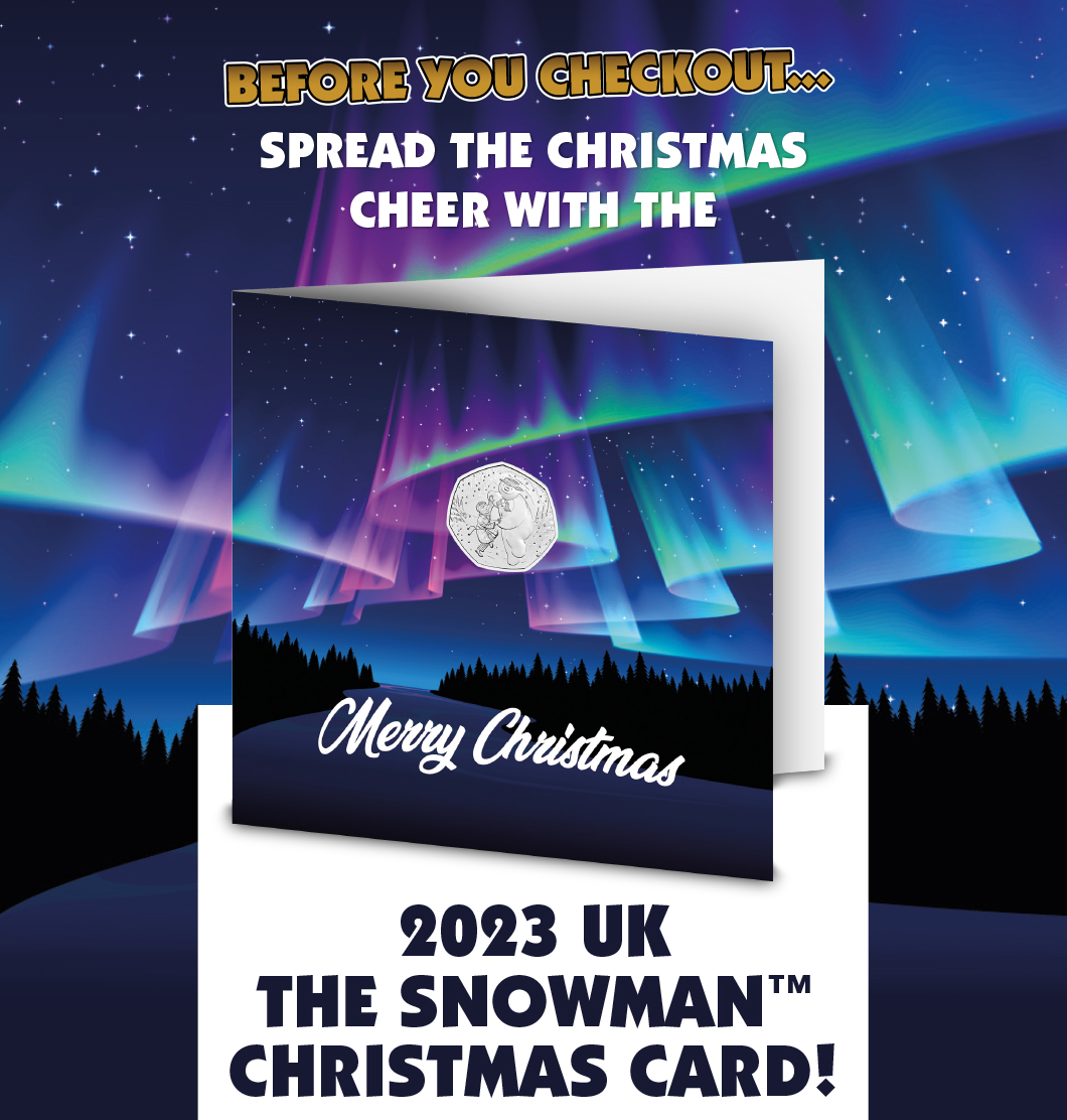 Before you checkout... Spread the Christmas cheer with the 2023 UK The Snowman Christmas Card!
