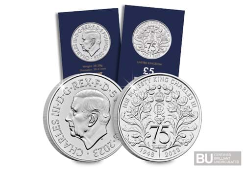 2023 King Charles III 75Th Birthday BU £5 CC Digital Images (DY) 3