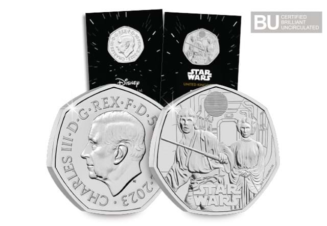 Star Wars Luke And Leia 50P CC Digital Images (DY) BU Logo