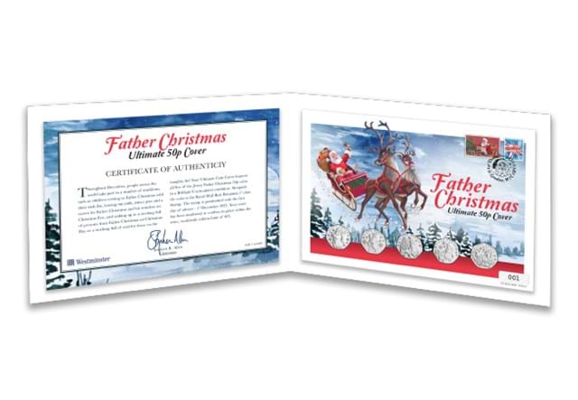 The Father Christmas Ultimate 50P Coin Cover Digital Images (DY) 5