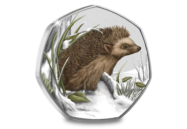 Christmas Creatures Medals Hedgehog Rev