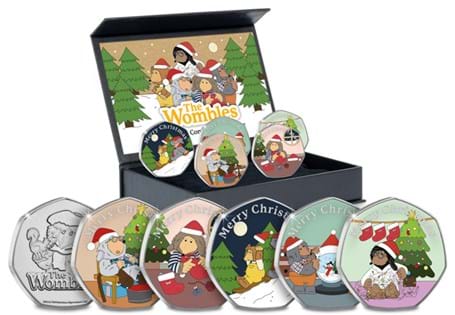 This Wombles Christmas Set includes festive scenes featuring your favourite Wombles. It comes with a certificate which includes a Christmas message from the Wombles themselves. Edition Limit - 1973.