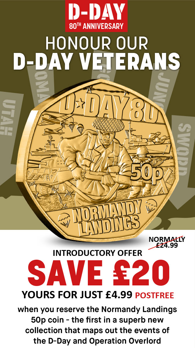 The D Day 80th Anniversary 50p