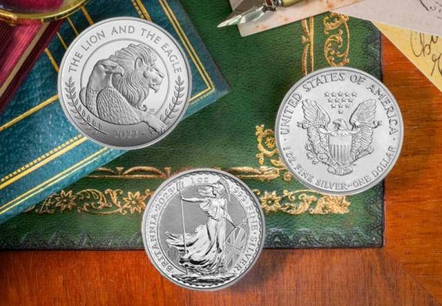 Lion And Eagle Silver Coin Set Lifestyle 01