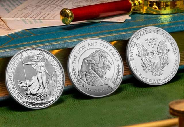 Lion And Eagle Silver Coin Set Lifestyle 02