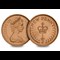 UK 1971 New Half Penny Obv Rev