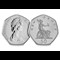 UK 1971 New Pence 50P Obv Rev