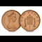 UK 1971 New Penny Obv Rev