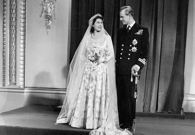 Queen Elizabeth II And Prince Philip Wedding