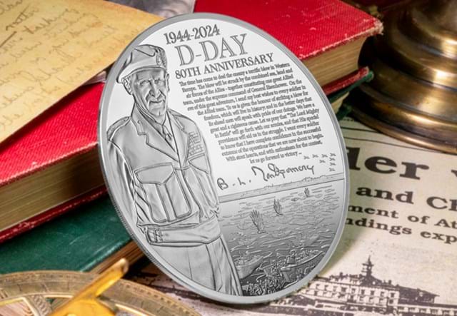 D Day Silver 5Oz Medal Lifestyle 03