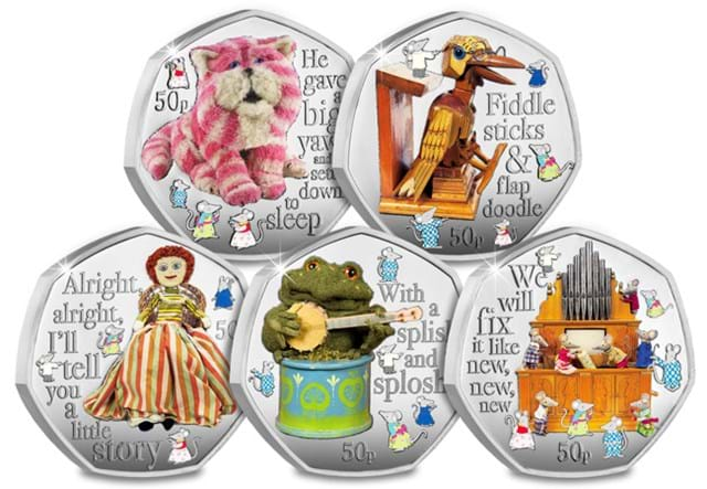 Bagpuss Silver 50Ps All Revs