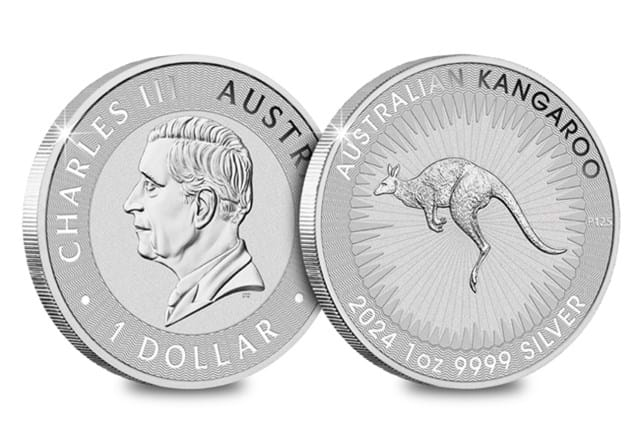 2024 Kangaroo 1Oz Silver Bullion Coin Obv Rev