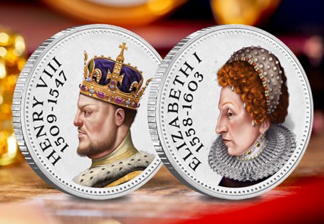The FIRST EVER Royalty Ten Pence Coin Series has been OFFICIALLY APPROVED for release featuring King Henry VIII and Queen Elizabeth I. Save 50% when you order today. 