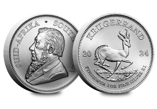 2024 Krugerrand Silver Bullion Obv Rev