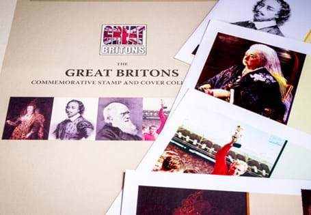 Celebrate eight remarkable figures that helped shaped Britain. Each set includes eight First Day Covers, adorned with iconic Union Jack Royal Mail stamps alongside a tribute to a Great Briton.