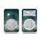 HRG3 Morgan Le Fay 1Oz Bullion Silver Coin In Everslab Front And Back